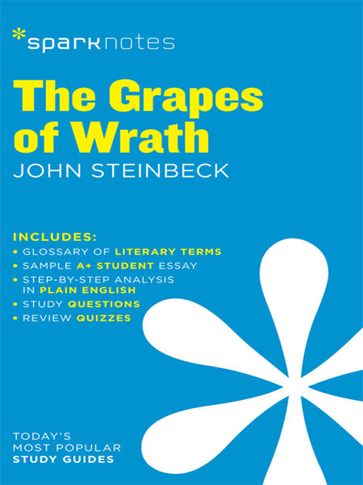 Title details for The Grapes of Wrath: SparkNotes Literature Guide by SparkNotes - Available